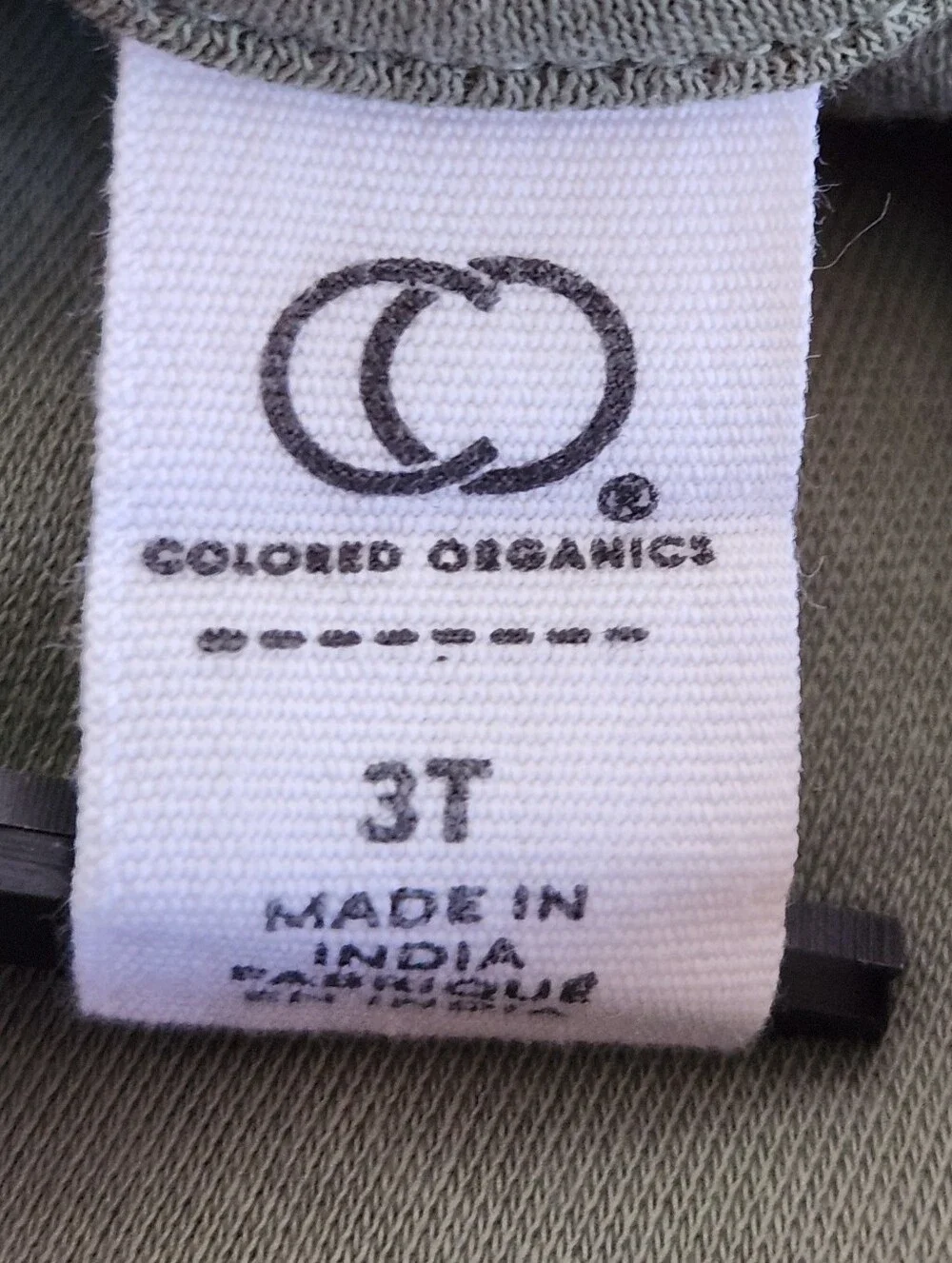 Colored Organics Madison Pullover 3T Thyme Organic Cotton Hoodie Neutral Minimal